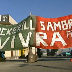 Annonce de la fermeture des deux hauts fourneaux liégeois en 2003