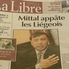 OPA de Mittal contre Arcelor: visite de Lakshmi Mittal à Bruxelles en 2006
