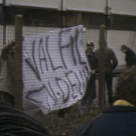 Réactions des travailleurs à la fermeture du laminoir Valfil en 1984