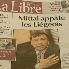 OPA de Mittal contre Arcelor: visite de Lakshmi Mittal à Bruxelles en 2006