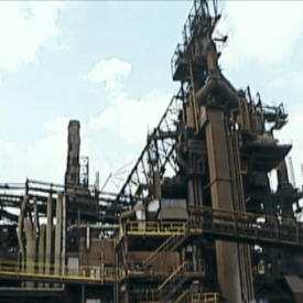 Réactions syndicales à la relance du haut fourneau de Seraing en 2008